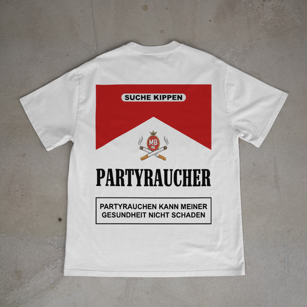 Partyraucher Backprint T-Shirt